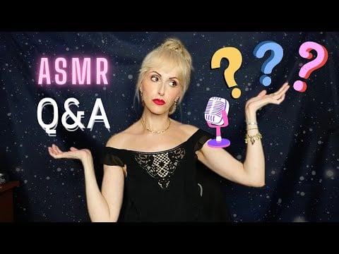 ASMR/Q&A RISPONDO ALLE VOSTRE DOMANDE parte 1*