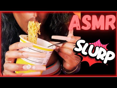 ASMR EATING SOUNDS SPICY CUP NOODLE MUKBANG | THE GODDESS ASMR_LOUNGE