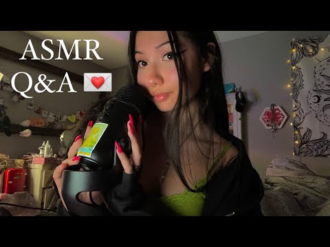 ASMR fun q&a to celebrate 1k subs! ♡