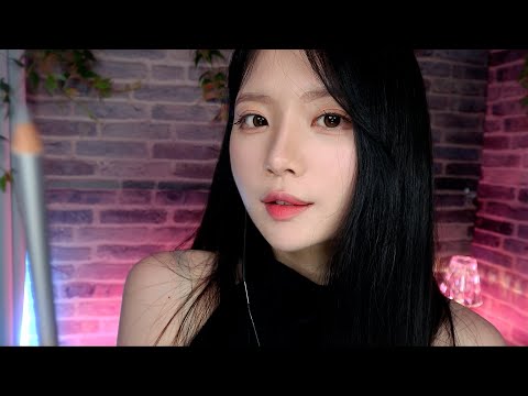 ASMR(Sub✔)편안한 렌즈 메이크업샵 입니다 / 오렌즈, 아이라이터 글로이Sleepy Lens Makeup Shop / O-lens