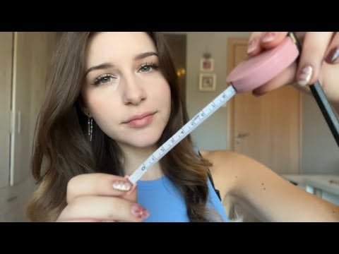 ASMR Measuring Your Face 📏 whispered