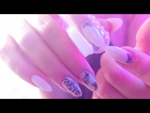 ASMR | cleaning the microphone with silicone brushes