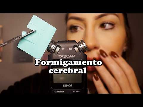 ASMR que causa Formigamento na Cabeça (sons arrepiantes, relaxantes e causa sono)