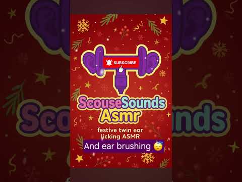 Ear brushing & ear licking asmr for sleep! #asmr #brushingasmr #brush #sleep #mouthsounds