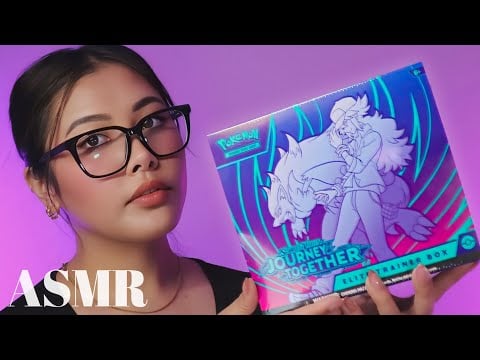 ASMR 💕 Journey Together ETB & Pokémon Card Opening! 💫 Whispered Card Opening For Sleep 💤