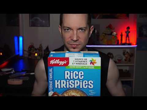 ASMR Eating Rice Krispies Mouth Sounds