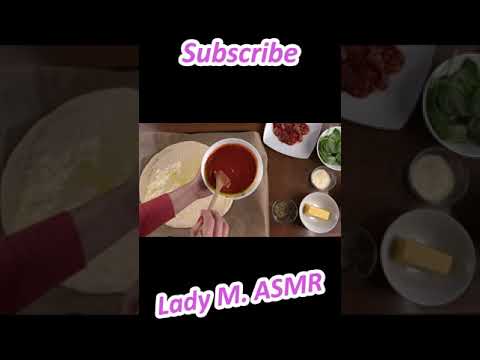 ASMR | Pizza Making | Lady M. ASMR #Shorts