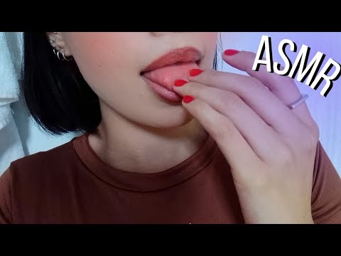 ASMR MOUTH SOUNDS RELAXING + TAPPING 