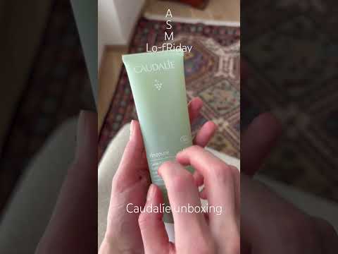 Lo-fRiday ASMR 🌙 Skincare unboxing #asmr #unboxing  #skincare #caudalie