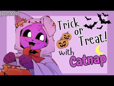 [Furry ASMR] Catnap does Trick or Treating with you :3 [Sleep-aid] [Soft-spoken] [Whispering]