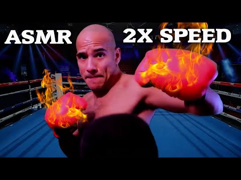2 SPEED SHADOW BOXING ASMR loop - Knock you out to SLEEP QUICKLY!!!