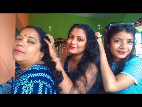 ASMR | Tingle Train With My Mom And Sister | Hair Play, Oiling , Combing, Scalped Massage 💆✨