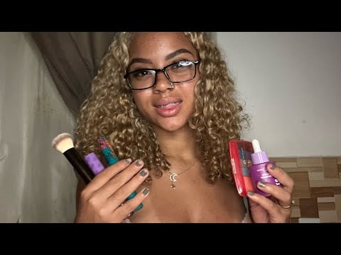 ASMR Doing Your Makeup 💄 | Spit Painting, Wet Sounds & Satisfying Triggers