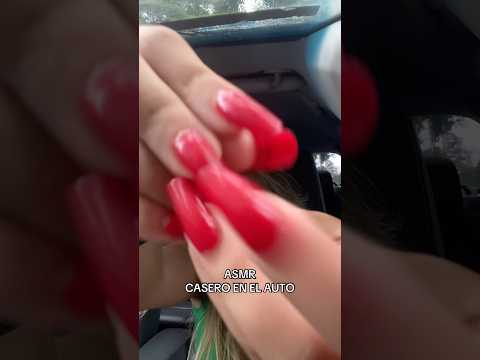 ASMR EN EL AUTO 🤗 #asmr #relax #visualtingle #tingles #dormir