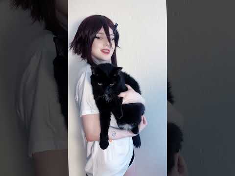 Cat & Megumin #cosplay #anime #cosplayer #konosuba #megumin