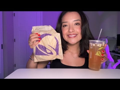 ASMR | Tacobell Crunchwrap Supreme 😋