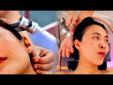 ASMR Chinese Ear Cleaning for Stress Relief (No Talking - Real Person ASMR)