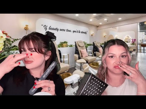 ASMR WORST Reviewed Nail Salon 💅