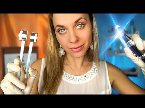 ASMR 3h Hospital Ear Exam | Hearing Test, Otoscope, Rain sounds, EAR CLEANING, Roleplay