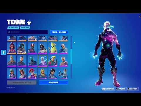 ASMR Français présentation de mon casier FORTNITE ultra rare 😴