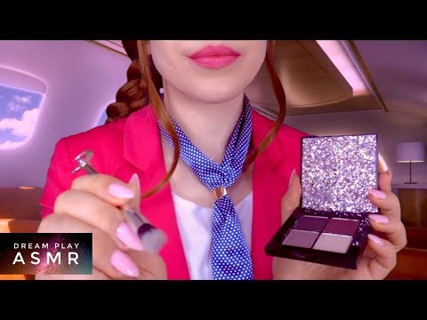 ★ASMR★ Dein 1st Class Makeup von Dreamplay Airlines Stewardess | Dream Play ASMR