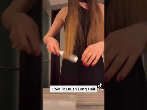 How To Brush Long Hair