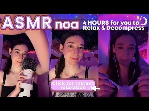 Fall Asleep in 15 Minutes | Extra Long ASMR to help you relax & relieve stress 💕| live #166
