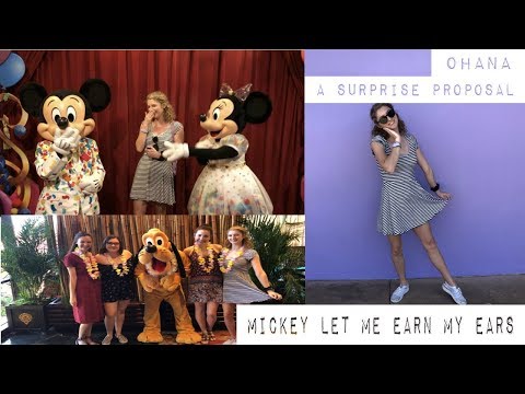 ohana, wedding proposal after an hour, and meeting mickey // dcp spring 2019