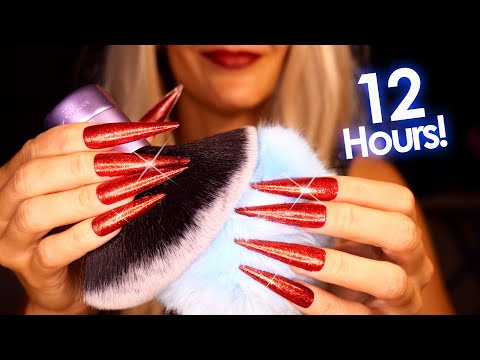 12 Hours Deep Head BRUSHING & MASSAGE ASMR 😴 No Talking