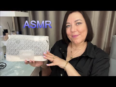ASMR ШУРШАЩАЯ РАСПАКОВКА ПОСЫЛОК ИЗ АМЕРИКИ/ 1000% МУРАШКИ ШЕПОТ/Michael Kors UNBOXING/пром LIFEVLOG