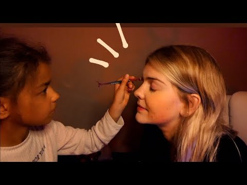 ASMR | Ma petite nièce me maquille ❤️