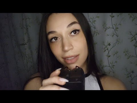 ASMR Sensibilidade máxima no Tascam: Mouth sounds com estalinhos e hands movements - No talking