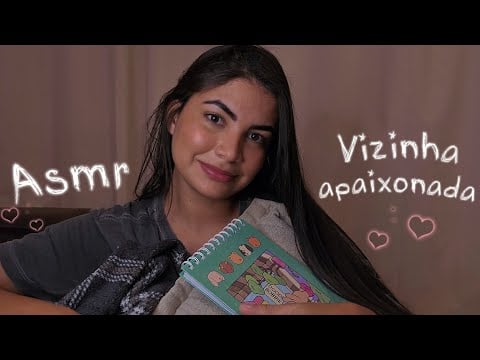 ASMR ROLEPLAY Vizinha apaixonada te faz companhia numa noite chuvosa ☔️💜 