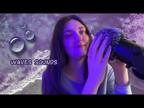 Suono delle onde ASMR 🌊💙💜 
