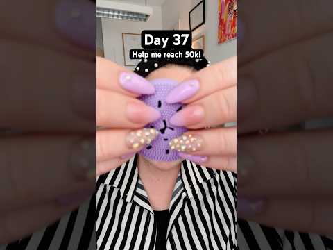 #tingles #asmr #reach50k #relax #newnails #blingnails #purplenails #satisfying #tapping