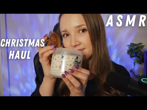 ASMR Christmas Haul 2021 (VERY rambly & unedited!)