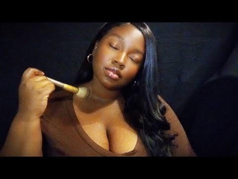 ASMR on Myself | Shirt Brushing, Skin Brushing
