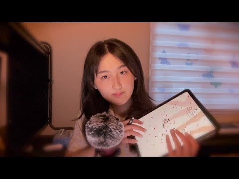 ASMR 🖱 layered sounds: latex gloves, key clicking, tapping & inaudible whispers