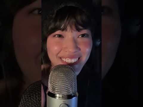 Ear blowing ASMR hand movements & face brushing #asmr #asmrshorts #asmrsounds #shorts