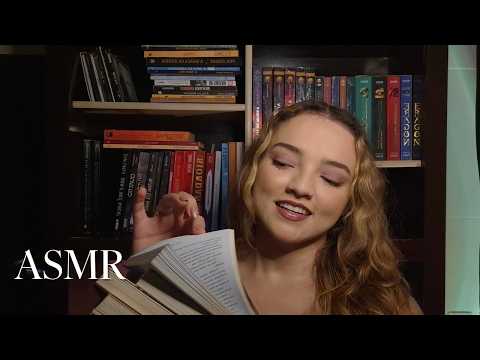 ASMR você foi na biblioteca | bibliotecaria📚