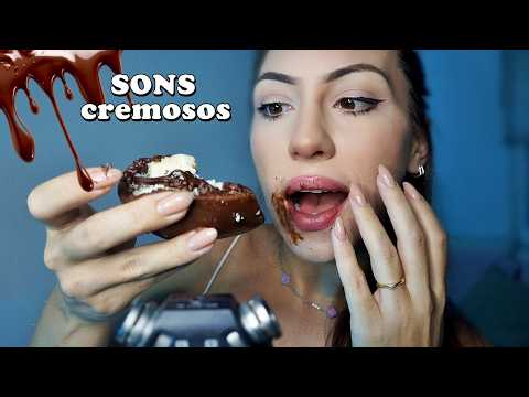 ASMR Os Sons mais Cremosos que Você vai Ouvir Hoje (comendo ovo de páscoa)