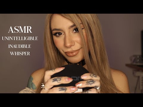 ASMR UNINTELLIGIBLE, INAUDIBLE, WHISPER FOR SLEEP & RELAXATION