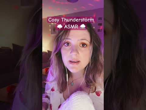 ASMR Thunderstorm for Sleep 🌩️ Gentle Thunder Sounds #shorts