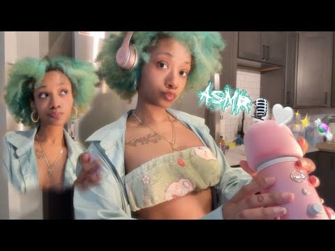 ASMR Gentle & Aggressive Mic Pumping 🎙️ 🤍🍬✨