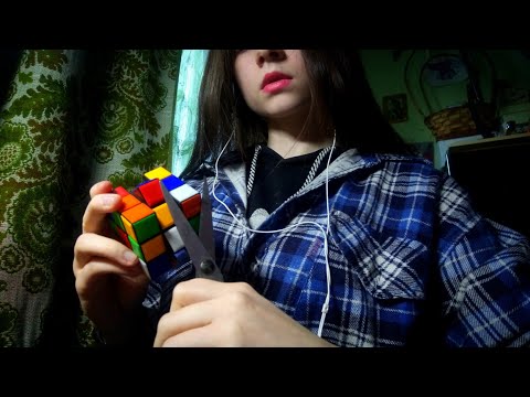 Асмр | сломанные триггеры | перчатки | без слов | asmr | broken triggers | gloves | no talking