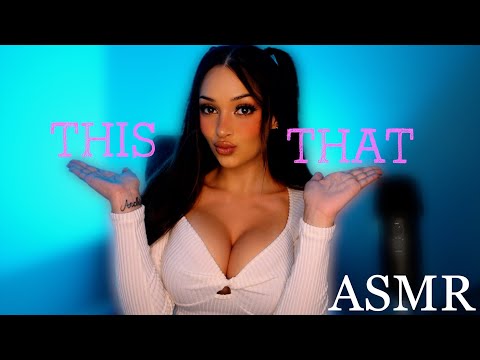 [ASMR] This or That Tapping Triggers That Will BLOW Your Mind!