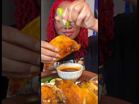 BIRRIA TACOS 🌮 #mukbang #shorts #eatingasmr #trending
