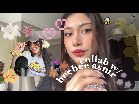 ASMR | mic triggers, mouth sounds, hand sounds + more w/ @beebeeasmr (fast and aggressive)