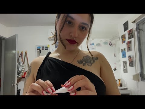 asmr sonidos cosquillosos mouth sounds visuales 