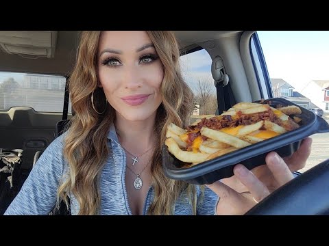 ASMR Wendy's Lunch Date! 🍔🥓🍟*Mukbang* (eating sounds, mouth sounds)
